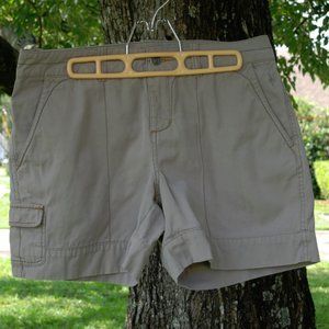 Taupe Brown Organic Cotton Ibex Deere Shorts Size 6